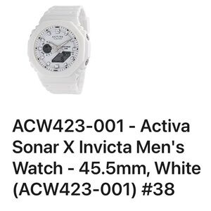 Activa Sonar X Invicta White Watch